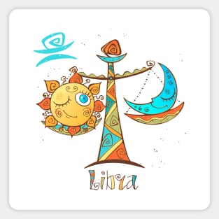 libra zodiac kids Magnet